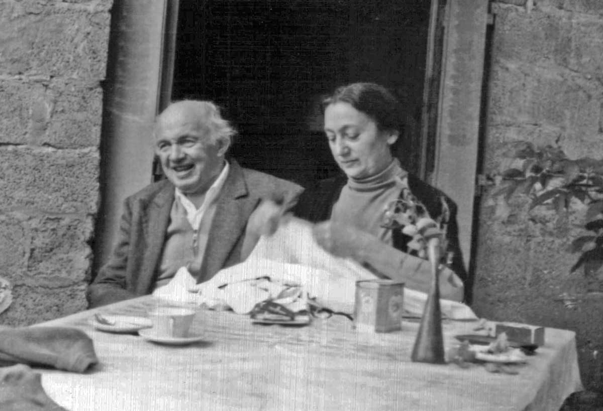 Irena and Stanisław Vincenz in La Combe, 1959