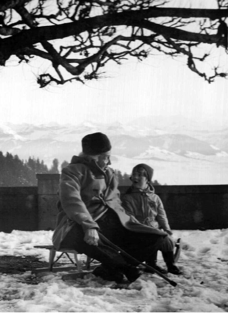 Stanisław Vincenz with Michael Marbach, Heiligenschwendi, 1961